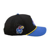 University of Kansas Blitz - Blue and Black KU Hat