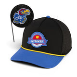 University of Kansas Blitz - Blue and Black KU Hat