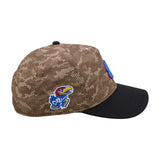 University of Kansas Victory - Camo and Blue KU Hat