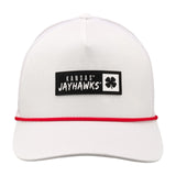 University of Kansas Whiteout - Blue and White KU Hat