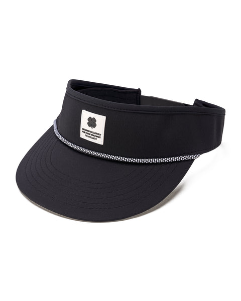 Unisex Black Visor for Pickleball, Golf, & Tennis – Black Clover