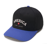 Land Of The Free 2 - Black and Blue USA Hat