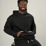 Lazy Day Hoodie - Black Heavyweight Hoodie