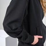 Lazy Day Hoodie - Black Heavyweight Hoodie