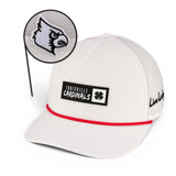 University of Louisville Whiteout - White UofL Snapback