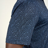 Lucky Drinks Polo - Men's Navy Patterned Polo