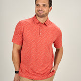 Lucky Feather Polo - Men's Patterned Polo