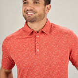 Lucky Feather Polo - Men's Patterned Polo