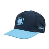 Lucky Square 1 - Blue 5-Panel Cotton Twill Hat