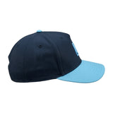 Lucky Square 1 - Blue 5-Panel Cotton Twill Hat