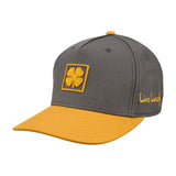 Lucky Square 2 - Grey and Yellow Clover Hat