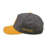 Lucky Square 2 - Grey and Yellow Clover Hat