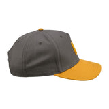 Lucky Square 2 - Grey and Yellow Clover Hat