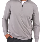 Members Only Q Zip - Men's Dark Grey Pullover