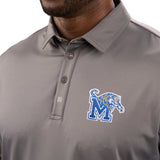 Crockett Polo - University of Memphis Charcoal Polo
