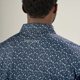 Mojito Luck Polo - Men's Navy Patterned Polo