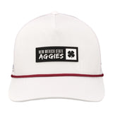 New Mexico State Whiteout - White NM Hat