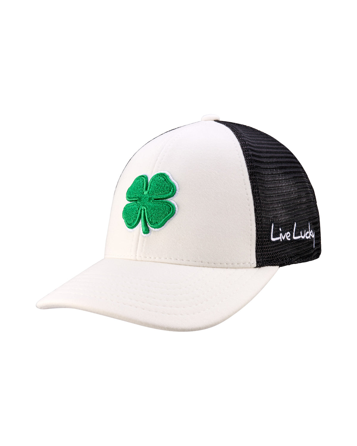 Chapeau/bonnet de golf NEUF noir trèfle Live Lucky Perfect
