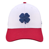 Premium Clover 167 Red White and Blue Fitted Performance Hat