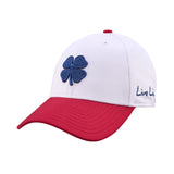Premium Clover 167 Red White and Blue Fitted Performance Hat
