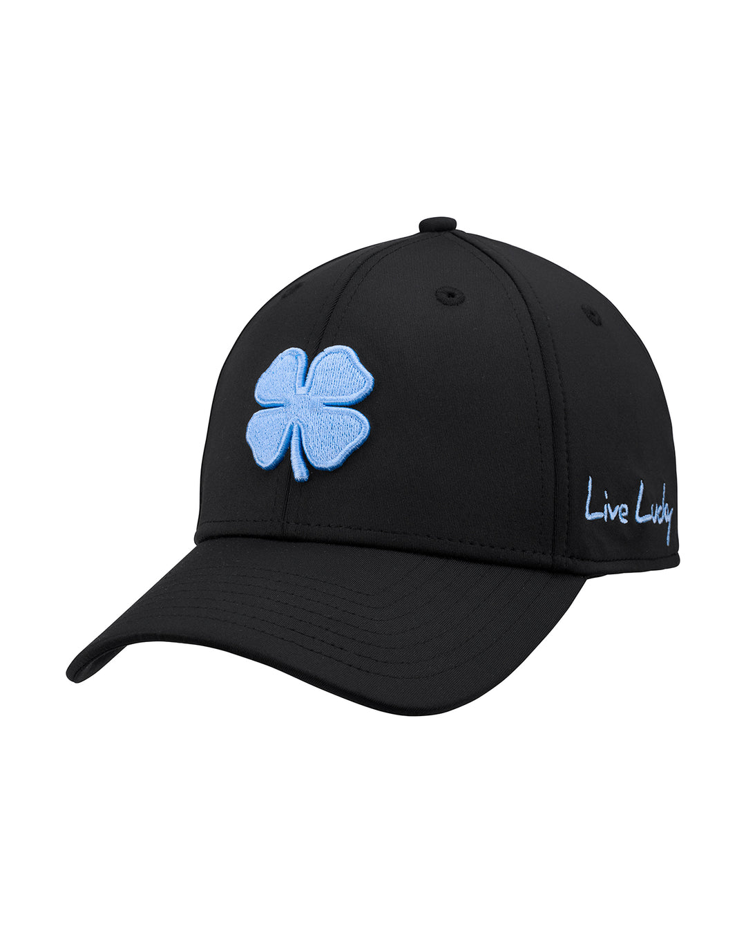 Light Blue and Black Premium Clover Hat for Golf and Lifestyle – Black ...