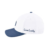 Sharp Luck 19 - Blue and White Clover Hat