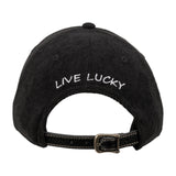Stretch Cord - Black Corduroy Clover Hat