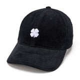 Stretch Cord - Black Corduroy Clover Hat