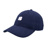 Stretch Cord - Navy Corduroy Clover Hat
