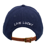 Stretch Cord - Navy Corduroy Clover Hat