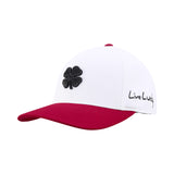Superior 4 - White and Red Clover Hat