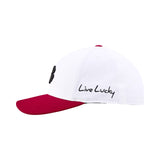 Superior 4 - White and Red Clover Hat