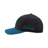 Superior 5 - Black and Teal Clover Hat