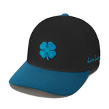 Superior 5 - Black and Teal Clover Hat