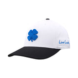 Superior 6 - White and Black Clover Hat