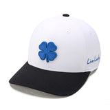 Superior 6 - White and Black Clover Hat