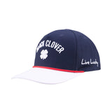 Timeless 5 - White and Navy Clover Hat