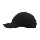 Tonal Stretch - Black Cotton Baseball Hat