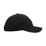 Tonal Stretch - Black Cotton Baseball Hat