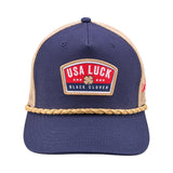 USA Lucky Rope - Navy Mesh Hat
