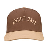 Upside Down Luck 17 - Brown Cotton Twill Hat