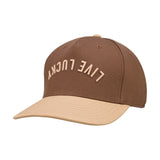 Upside Down Luck 17 - Brown Cotton Twill Hat