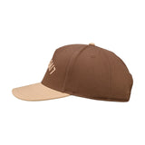Upside Down Luck 17 - Brown Cotton Twill Hat