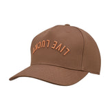 Upside Down Luck 18 Brown Cotton Twill Hat