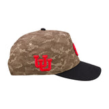 University of Utah Victory - Red and Camo UofU Hat