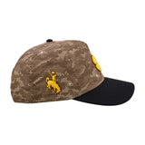 University of Wyoming Victory - Camo and Yellow UW Hat