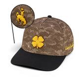 University of Wyoming Victory - Camo and Yellow UW Hat