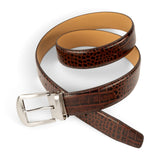 Exotic Luck Belt - Men's Caimen Leather Belt