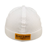 perforated white hat from Black Clover featuring ASU Sun devils logo