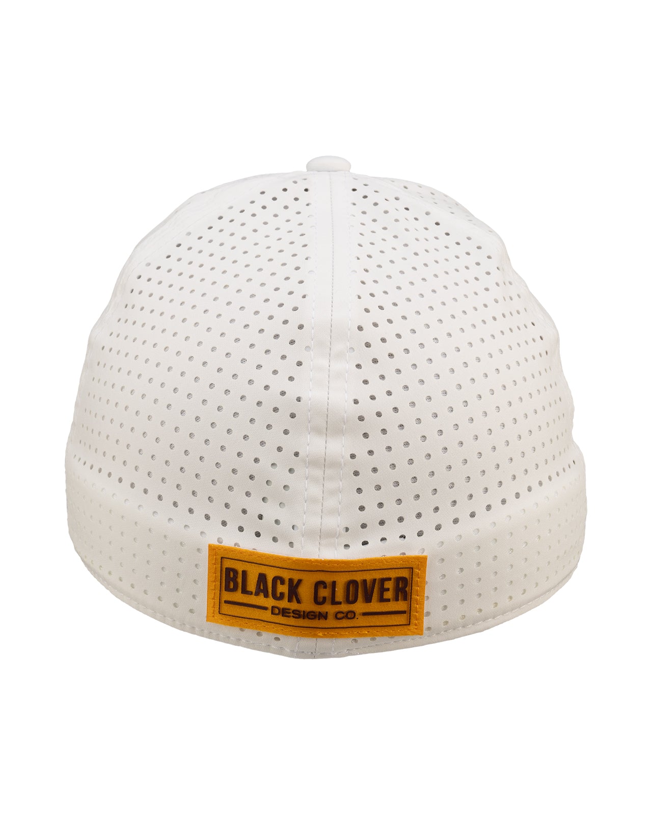 perforated white hat from Black Clover featuring ASU Sun devils logo